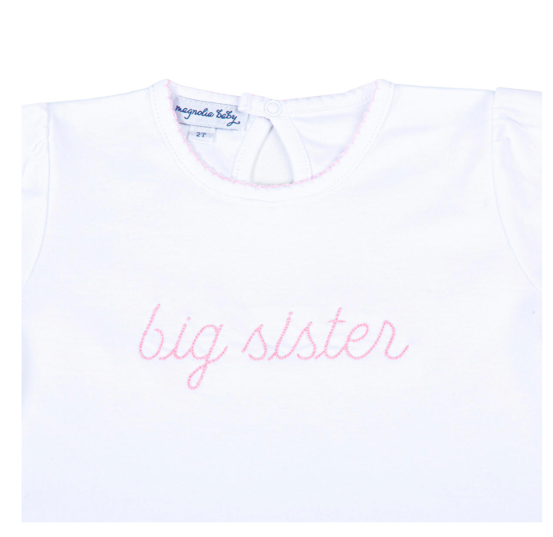 Magnolia Baby | Big Brother & Big Sister Embroidered T-Shirt