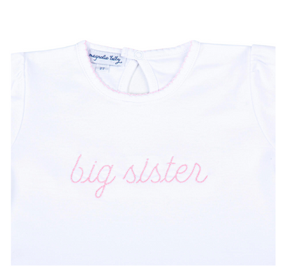 Magnolia Baby | Big Brother & Big Sister Embroidered T-Shirt