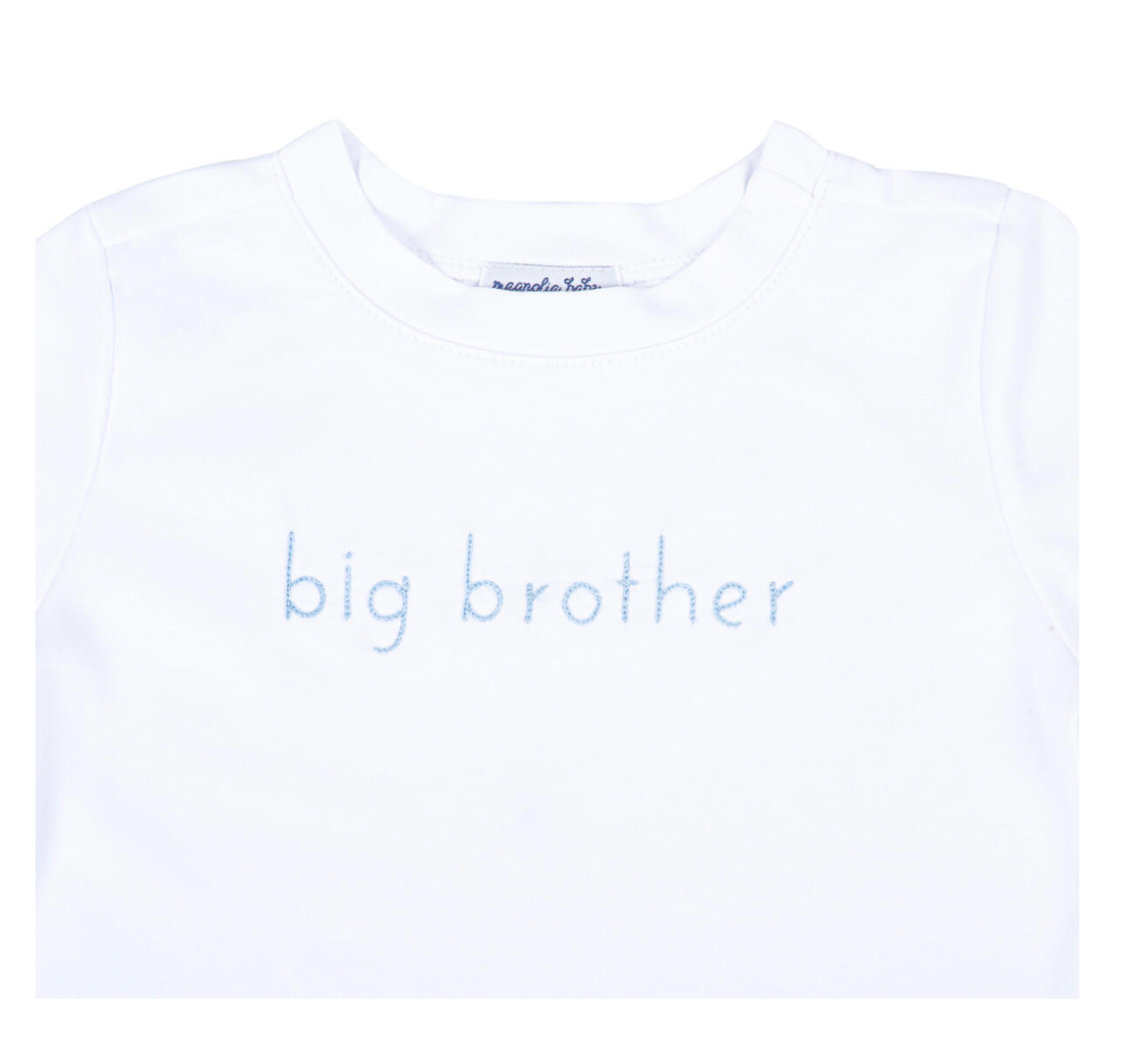 Magnolia Baby | Big Brother & Big Sister Embroidered T-Shirt