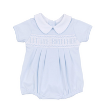 Magnolia Baby | Little Brother & Little Sister Smocked Short Sleeve Bubble