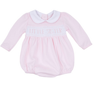 Magnolia Baby | Little Sister Smocked Long Sleeve Bubble