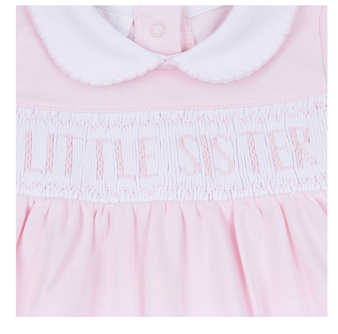 Magnolia Baby | Little Sister Smocked Long Sleeve Bubble