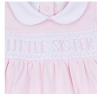Magnolia Baby | Little Sister Smocked Long Sleeve Bubble