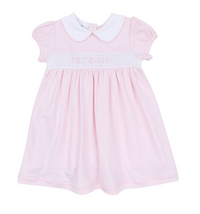 Magnolia Baby | Big Sister Smocked Short Sleeve Dress