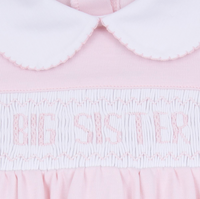 Magnolia Baby | Big Sister Smocked Short Sleeve Dress