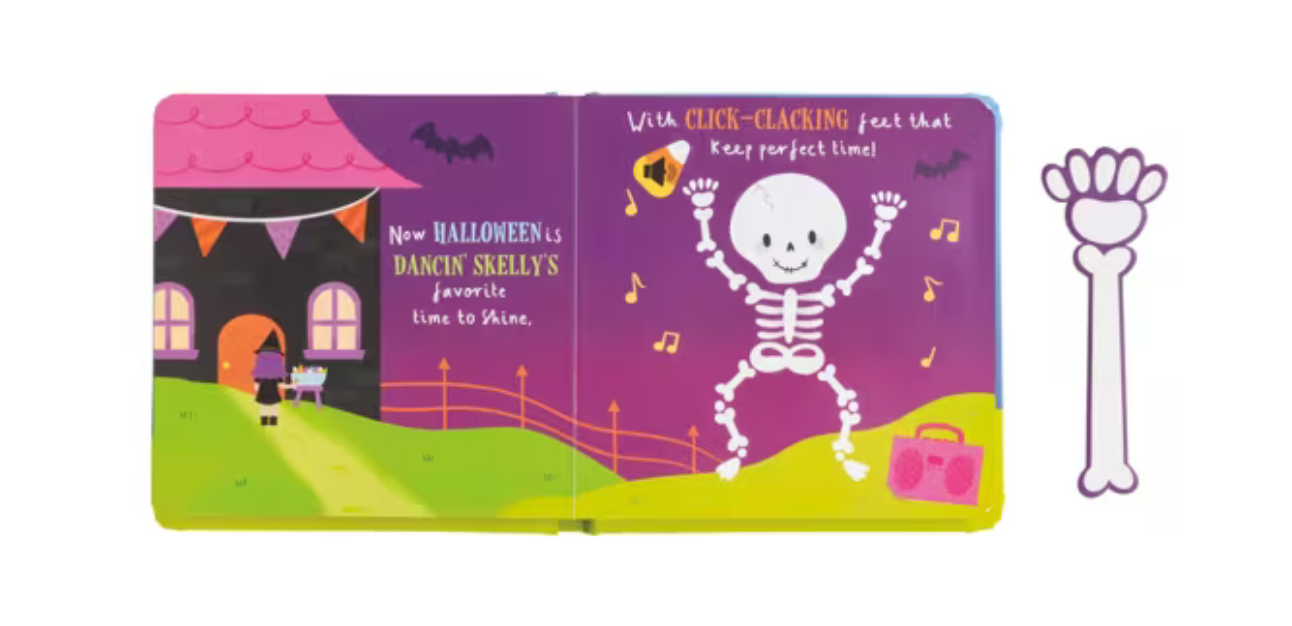 Mud Pie | Skeleton Magic Wand Sound Book