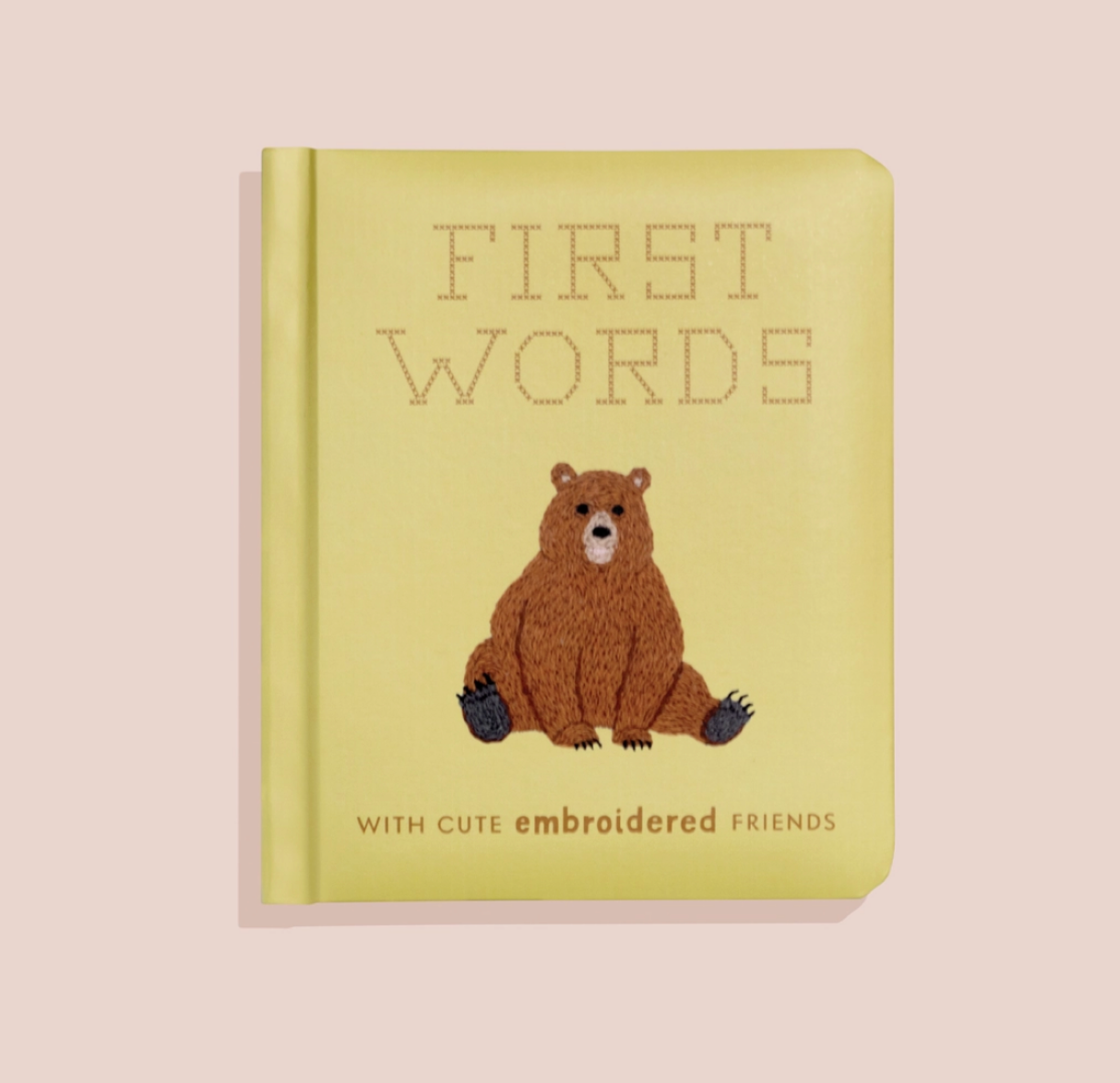 First Words with Cute Embroidered Friends