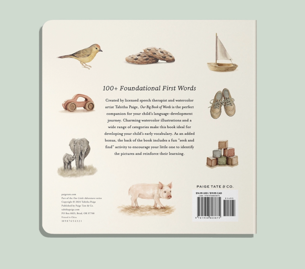 Our Big Book of First Words | Board Book |