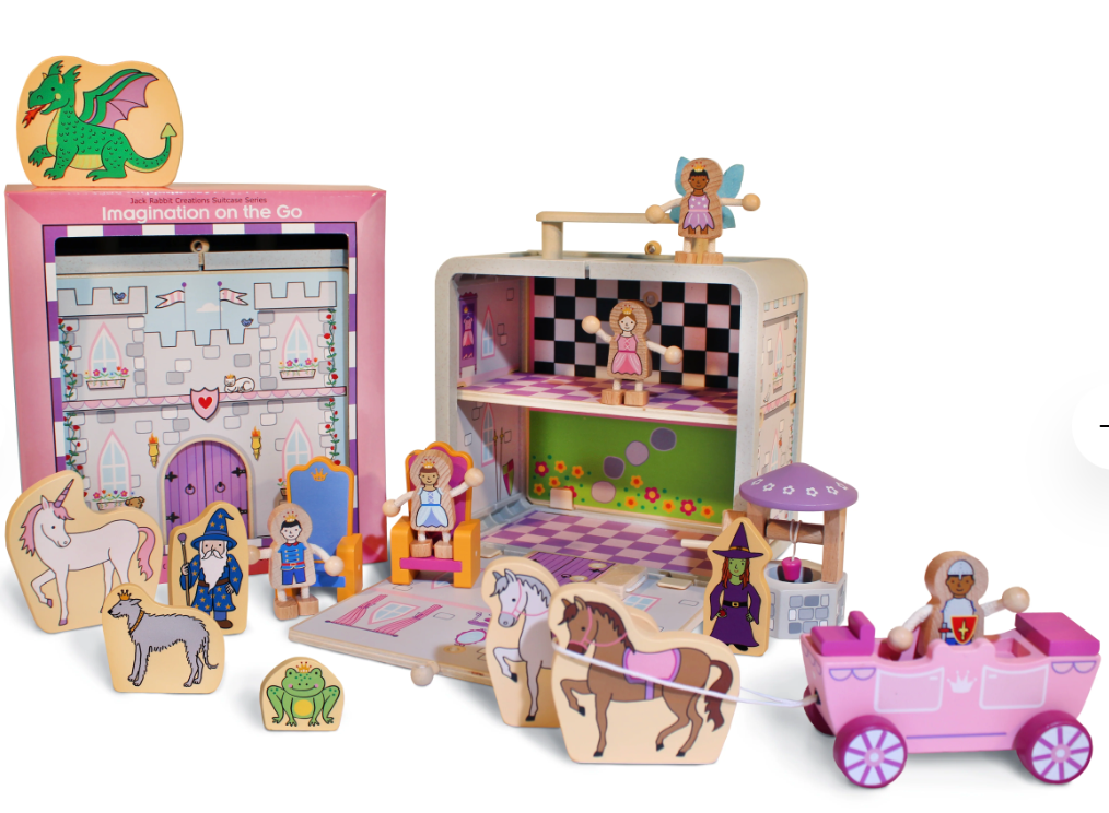 Jack Rabbit Creations | Suitcase - Princess Castle