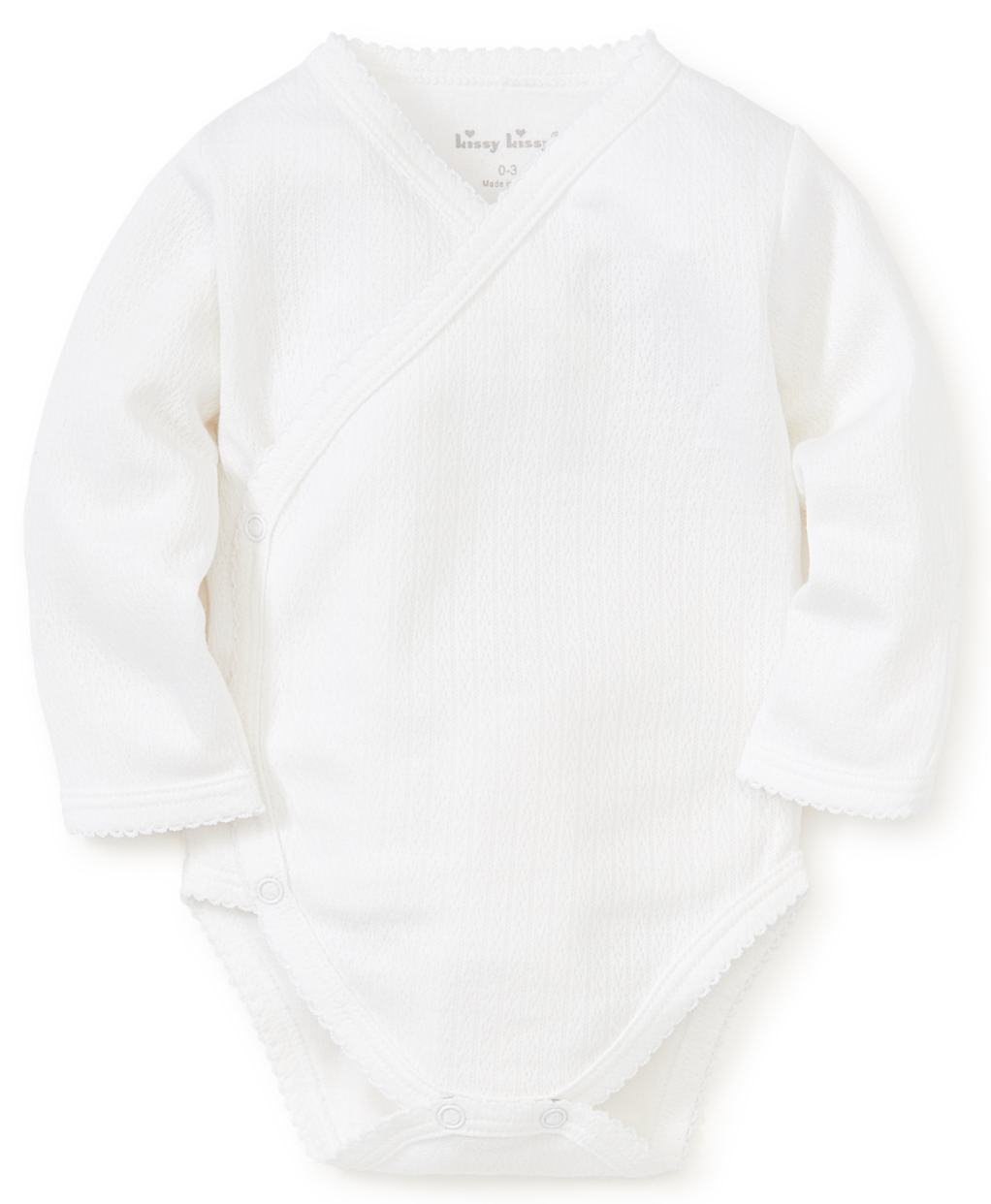 Kissy Kissy | Pointelle Long Sleeve Cross Body
