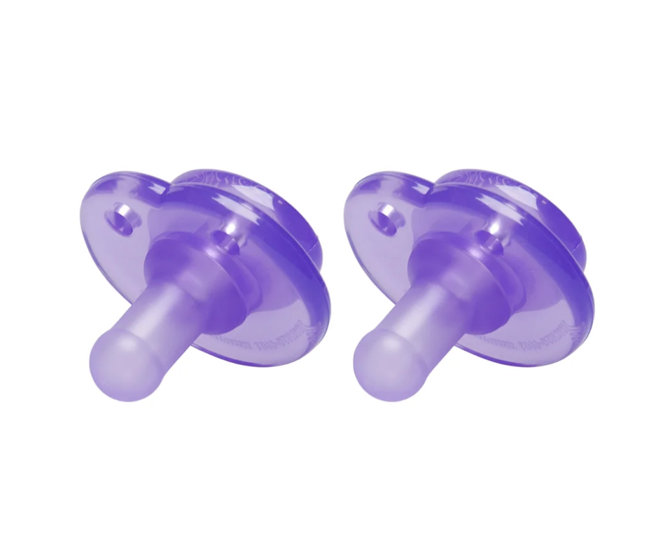 Nookums Paci-Plushies Pacifier 2pk in Purple