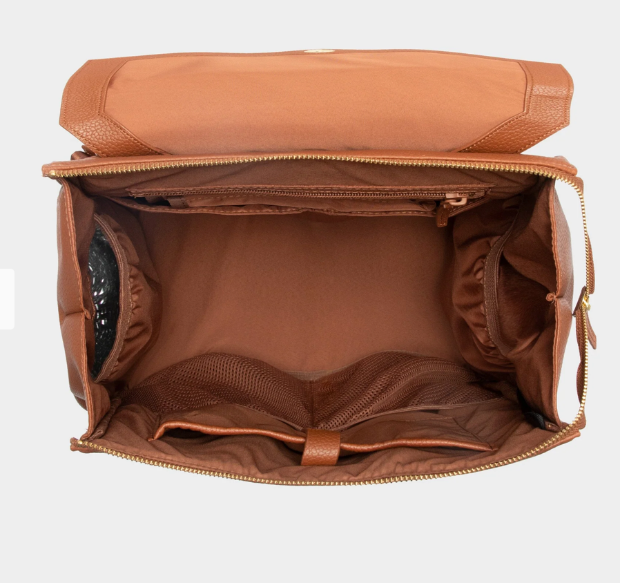 Freshly Picked | Cognac Classic Diaper Bag II