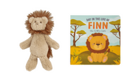 Mud Pie | Lion Book with Plush