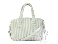 TRVL DESIGN | Quilted Stroller Bag Bundle in Pimlico Stripe Sage + Changer Mat+ Everyday
