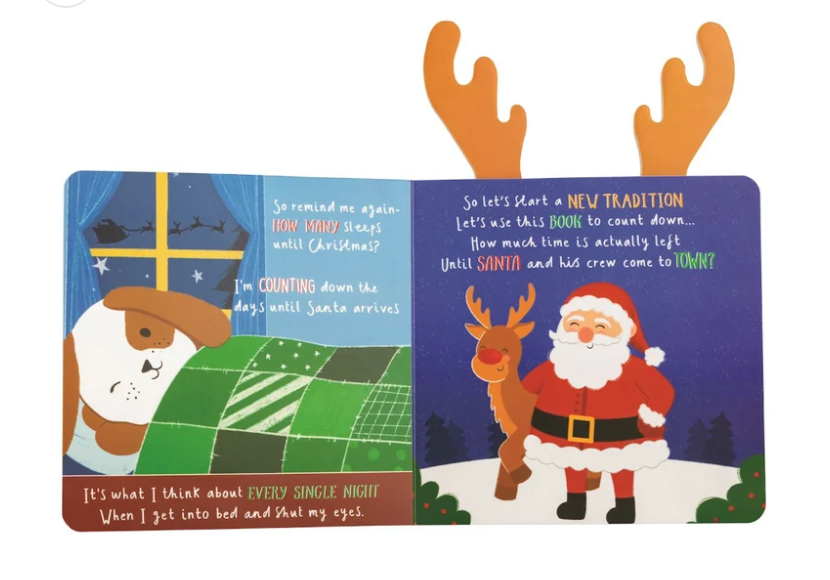 Mud Pie | Reindeer Sleeps Until Christmas Book