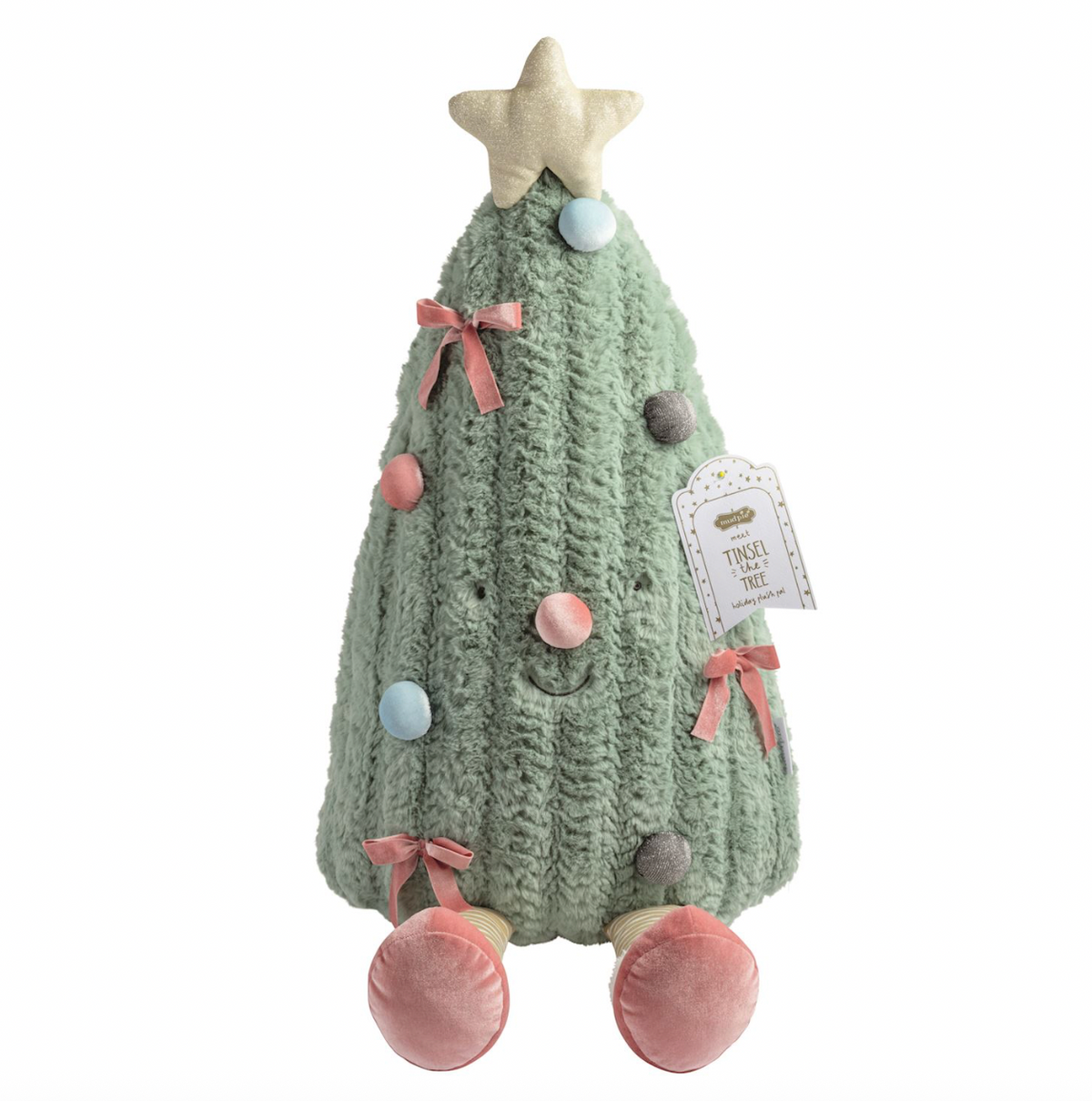 Mud Pie | Jumbo Tinsel The Tree Plush Pal