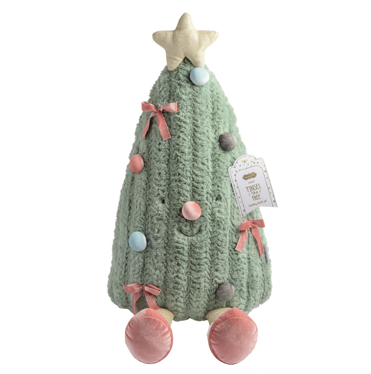 Mud Pie | Jumbo Tinsel The Tree Plush Pal