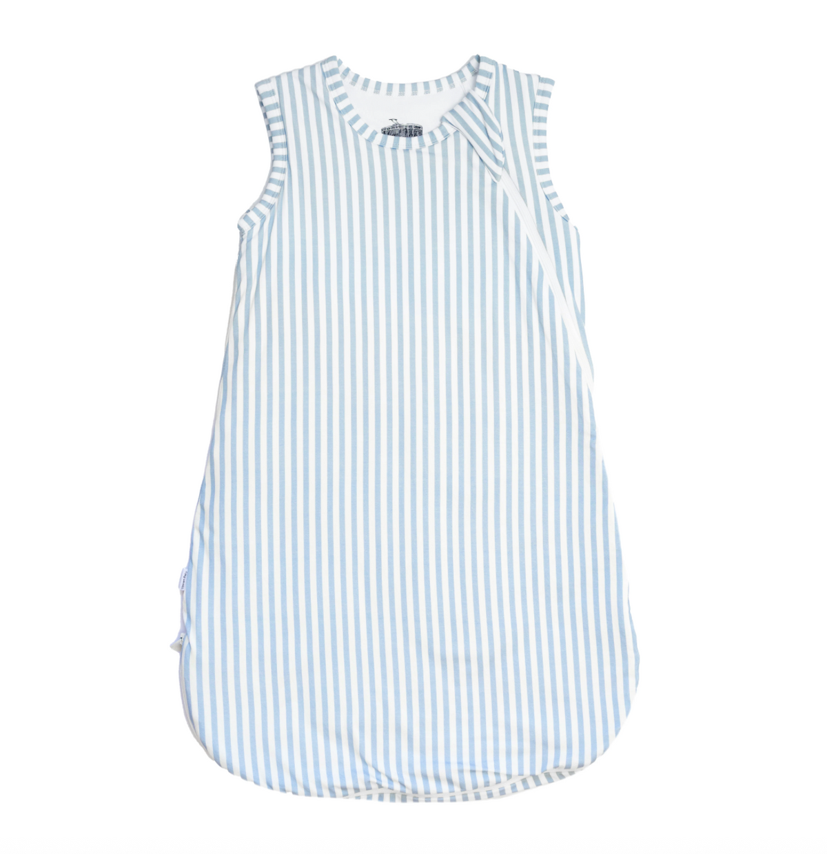 Uptown Baby | Light Blue Cabana Stripe Sleep Sack