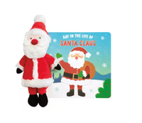 Mud Pie | Santa Book With Plush