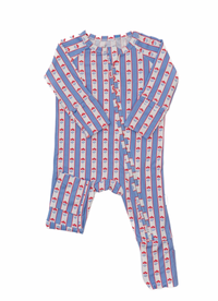 Uptown Baby | Scalloped Florals Sleep Romper