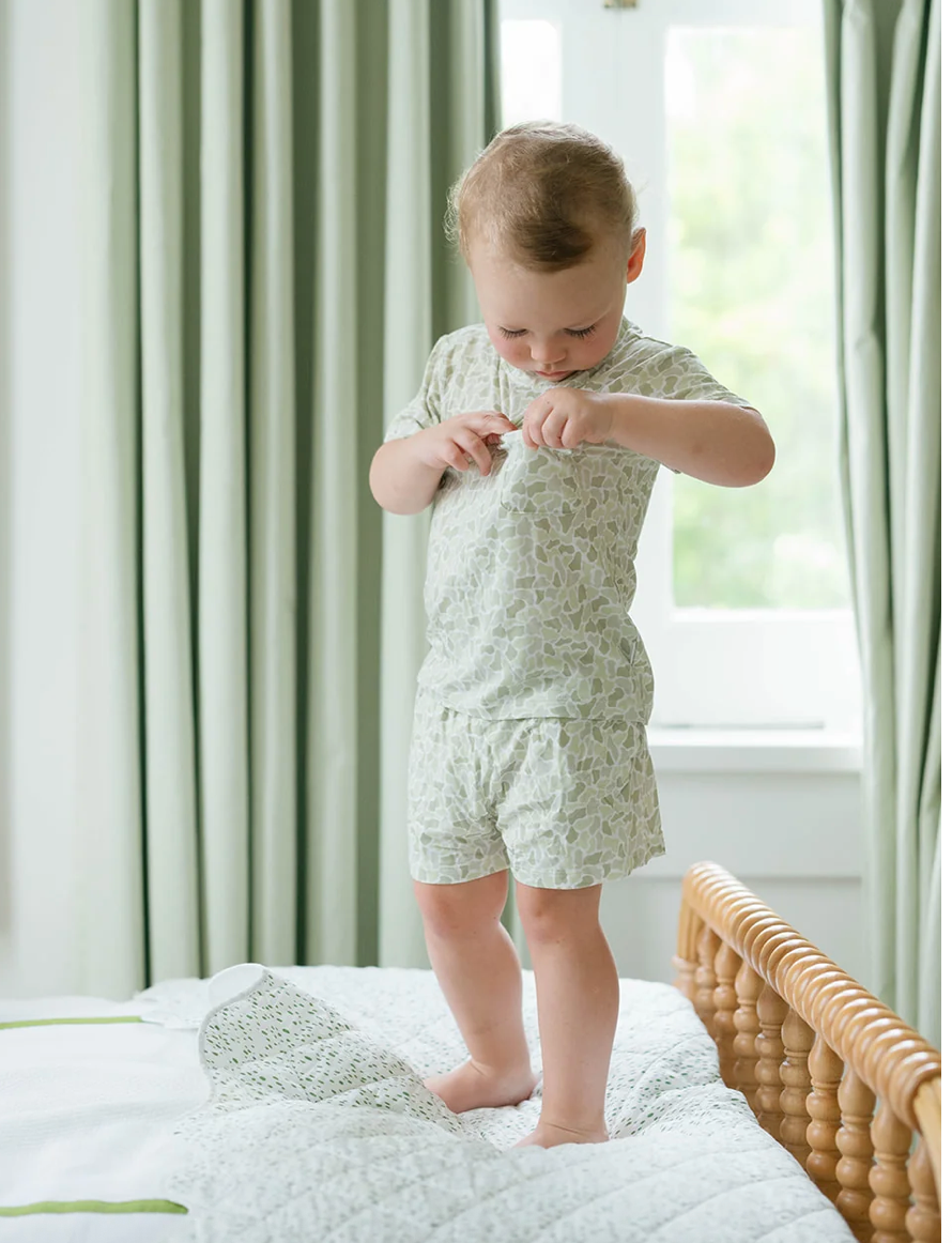 Uptown Baby | Camo Shorts & T-Shirt Set