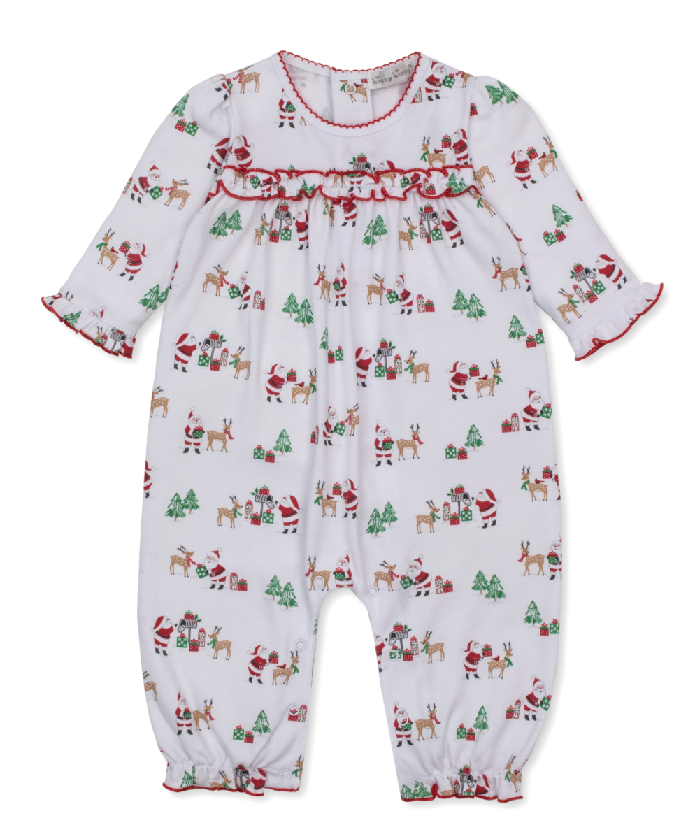 Kissy Kissy | North Pole Reindeer Ruffle Playsuit