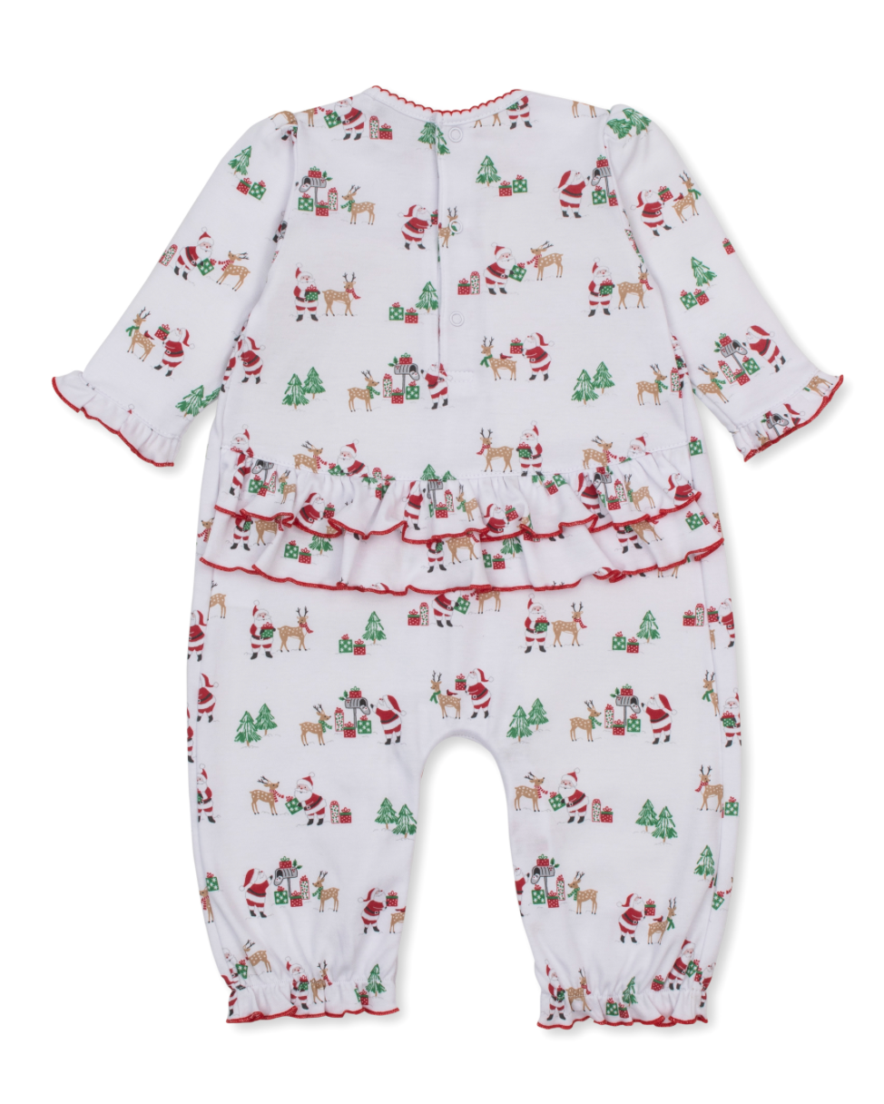Kissy Kissy | North Pole Reindeer Ruffle Playsuit