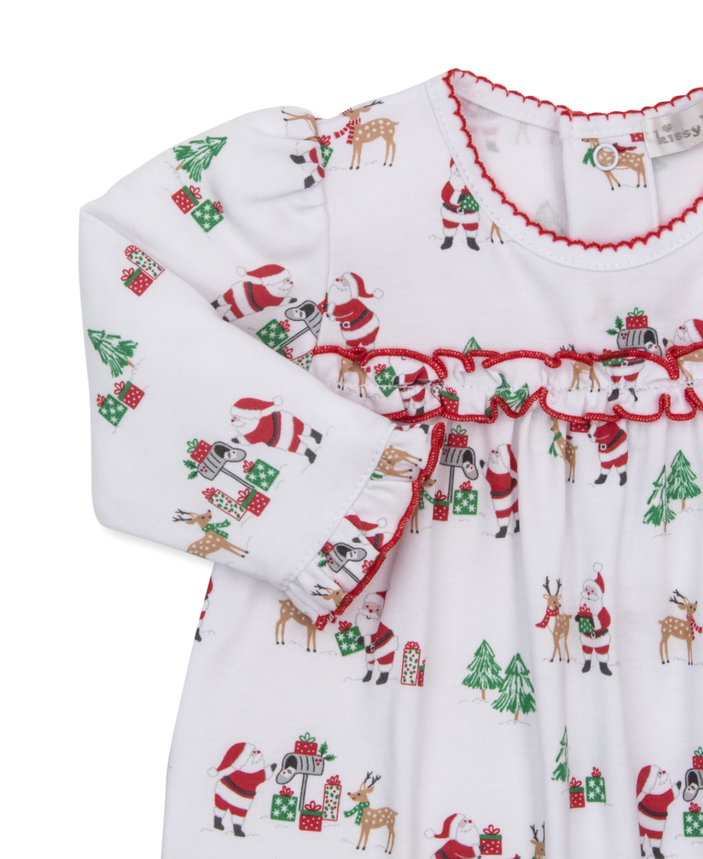 Kissy Kissy | North Pole Reindeer Ruffle Playsuit
