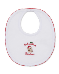 Kissy Kissy | Baby's First Christmas Bib