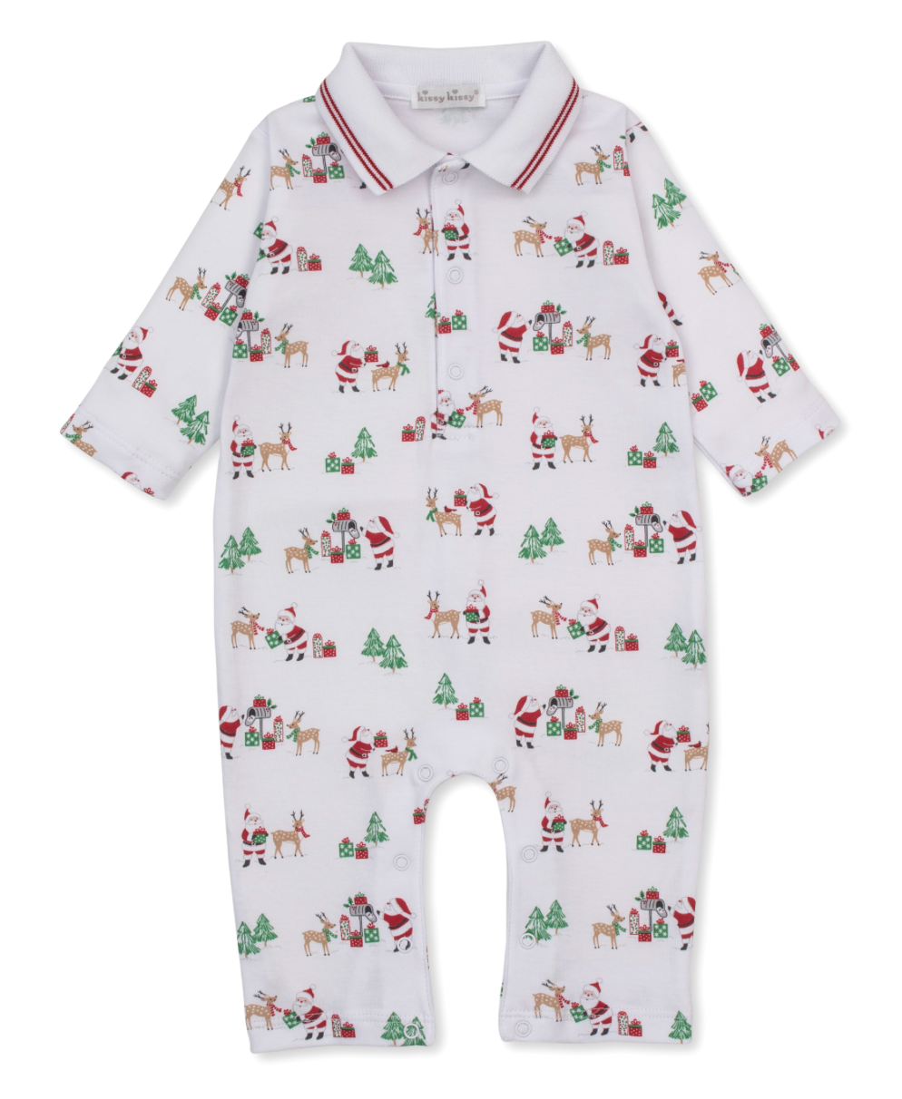 Kissy Kissy | North Pole Reindeer Playsuit w/ Collar