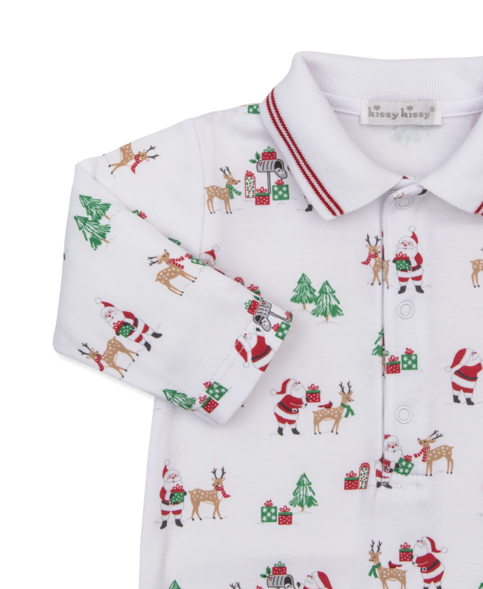 Kissy Kissy | North Pole Reindeer Playsuit w/ Collar