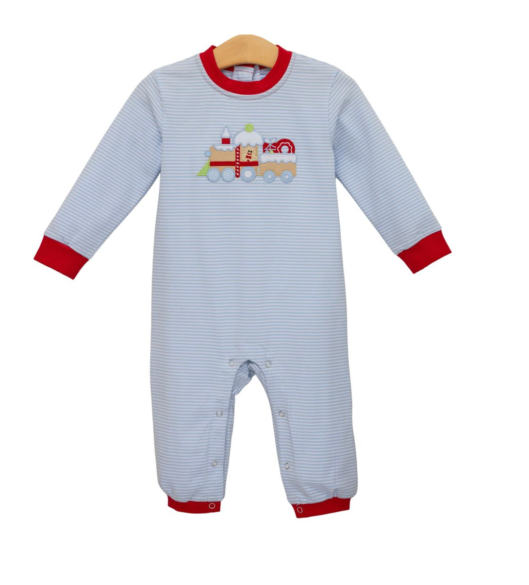 Trotter Street | Gingerbread Train Romper