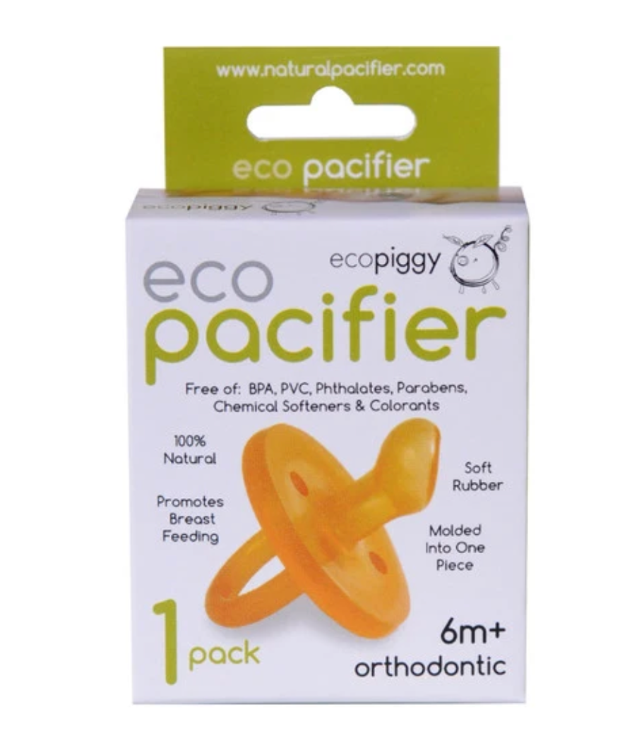 Ecopiggy Ecopacifier Orthodontic Natural Pacifier (1 Pack)