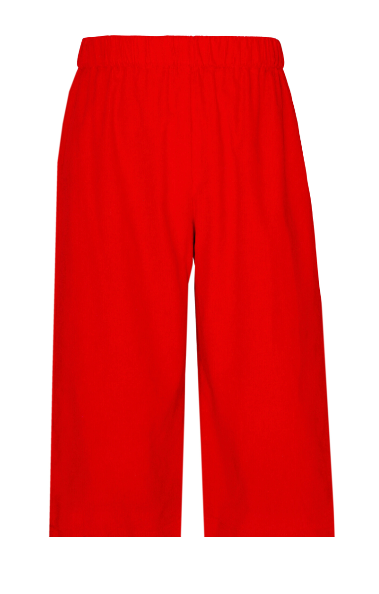 Claire & Charlie | Red Corduroy Pants