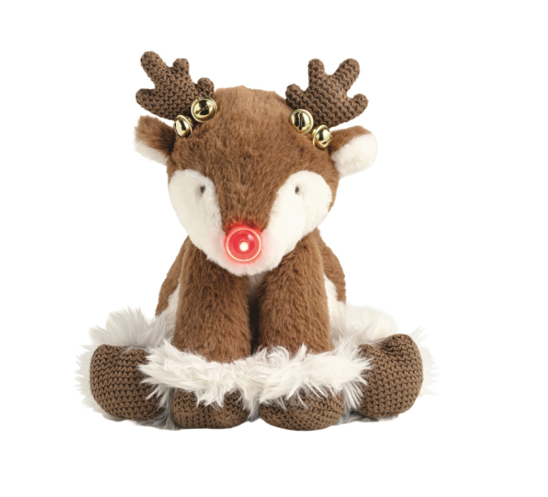 Mud Pie | Light up Reindeer Plush