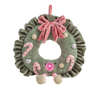 Mud Pie | Light up Wreath Plush