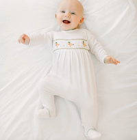 Magnolia Baby | Mallard Moments Smocked Footie