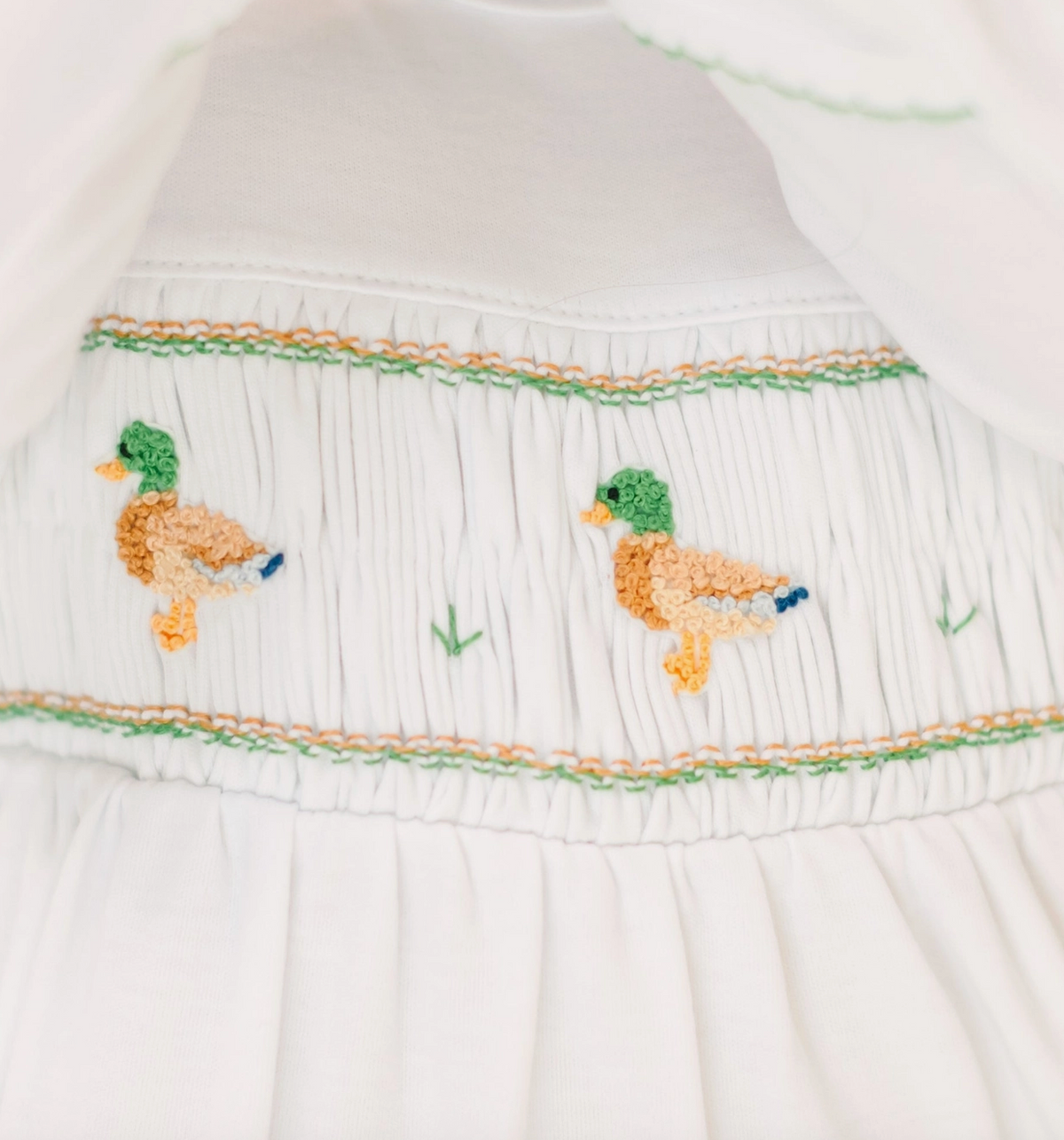 Magnolia Baby | Mallard Moments Smocked Footie