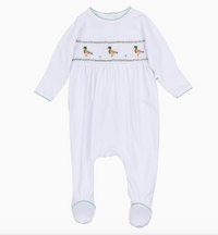 Magnolia Baby | Mallard Moments Smocked Footie