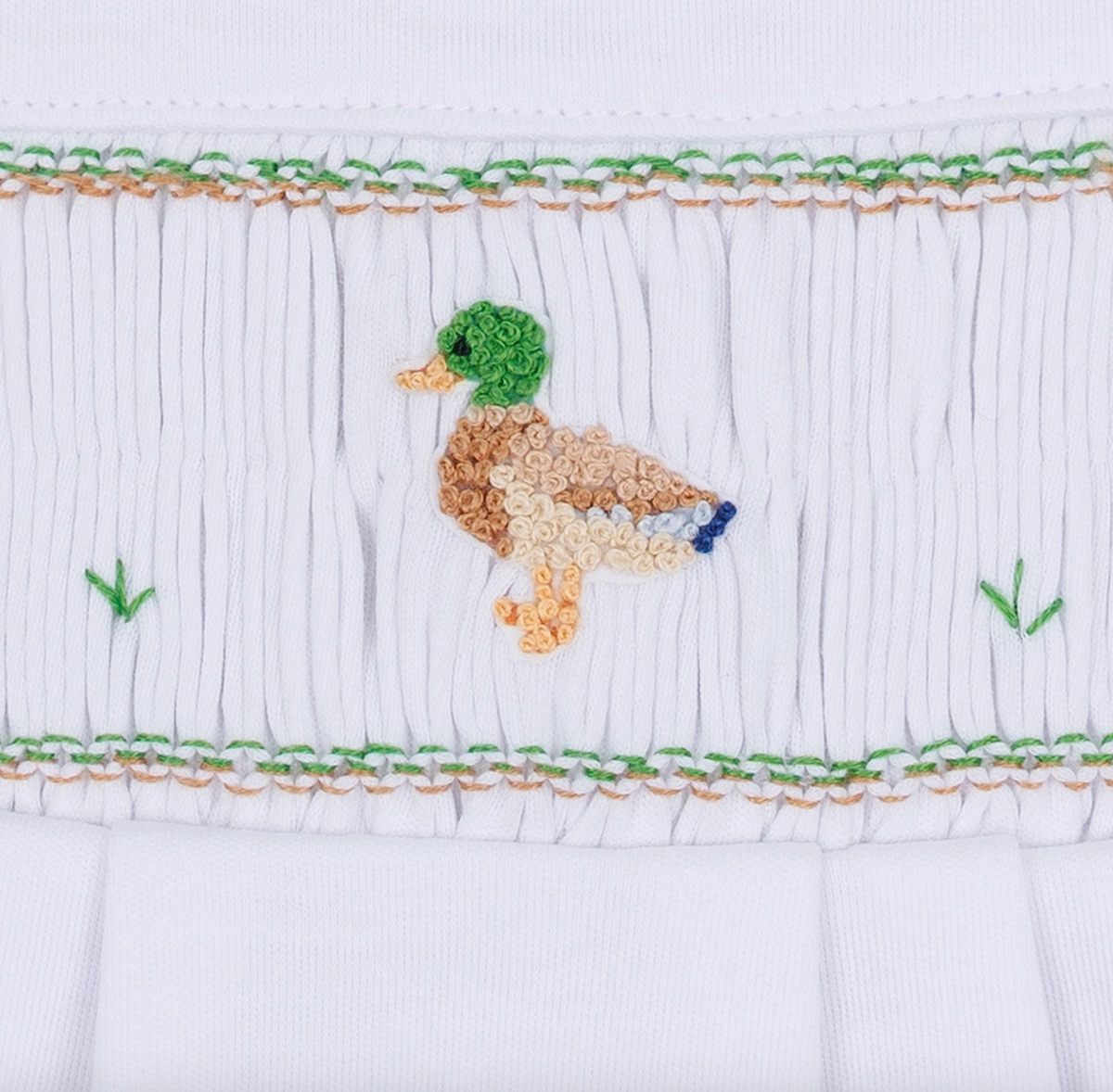 Magnolia Baby | Mallard Moments Smocked Footie