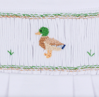 Magnolia Baby | Mallard Moments Smocked Footie