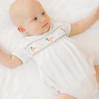 Magnolia Baby | Mallard Moments Smocked Boy Bubble