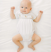 Magnolia Baby | Mallard Moments Smocked Boy Bubble