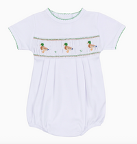 Magnolia Baby | Mallard Moments Smocked Boy Bubble