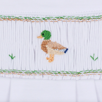 Magnolia Baby | Mallard Moments Smocked Boy Bubble