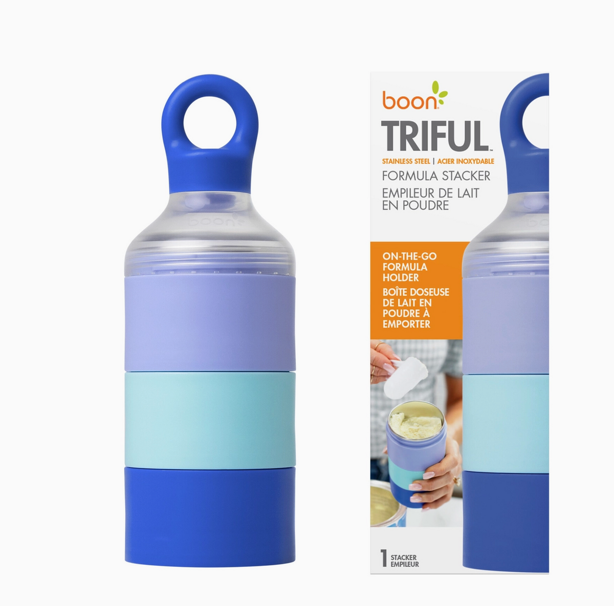 Boon | Blue Triful Formula Stacker