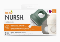 Boon Nursh |  Silicone Pouch Baby Bottles 4 oz (3pack) | Speckle Green