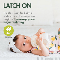 Boon Nursh | Reusable Silicone Pouch Baby Bottle Feeding 8 oz (3pack) | Speckle Green