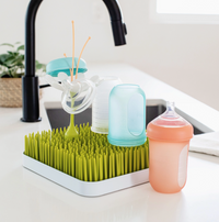 Boon | Grass Countertop Drying Rack with Twig | Green