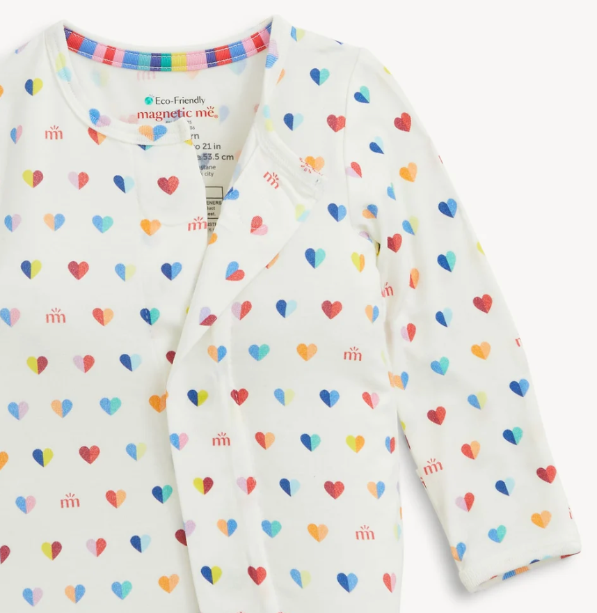 Magnetic Me | Magnetic Branded Heart Modal Footie